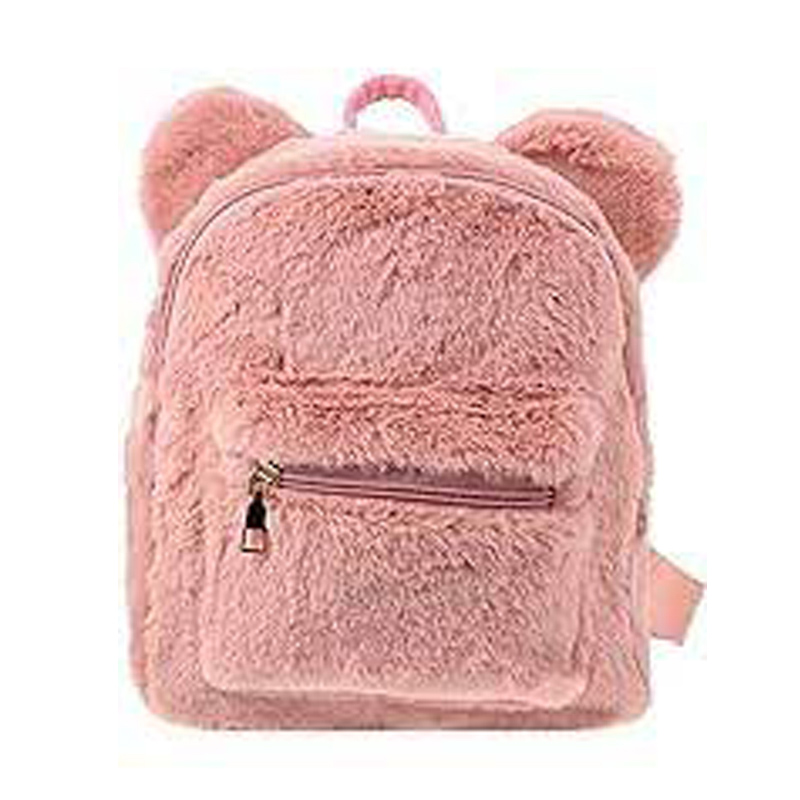 Mochila Furry Koala Purple Bow